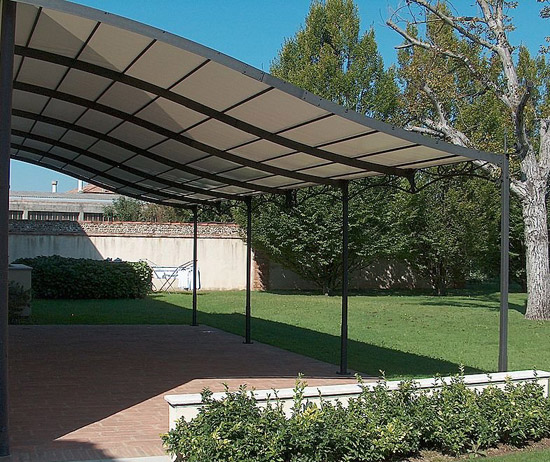 pergola per arredo giardino